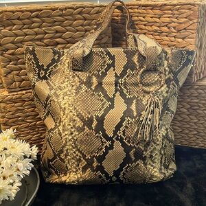 Robyn Brooke New York Snakeskin Handbag